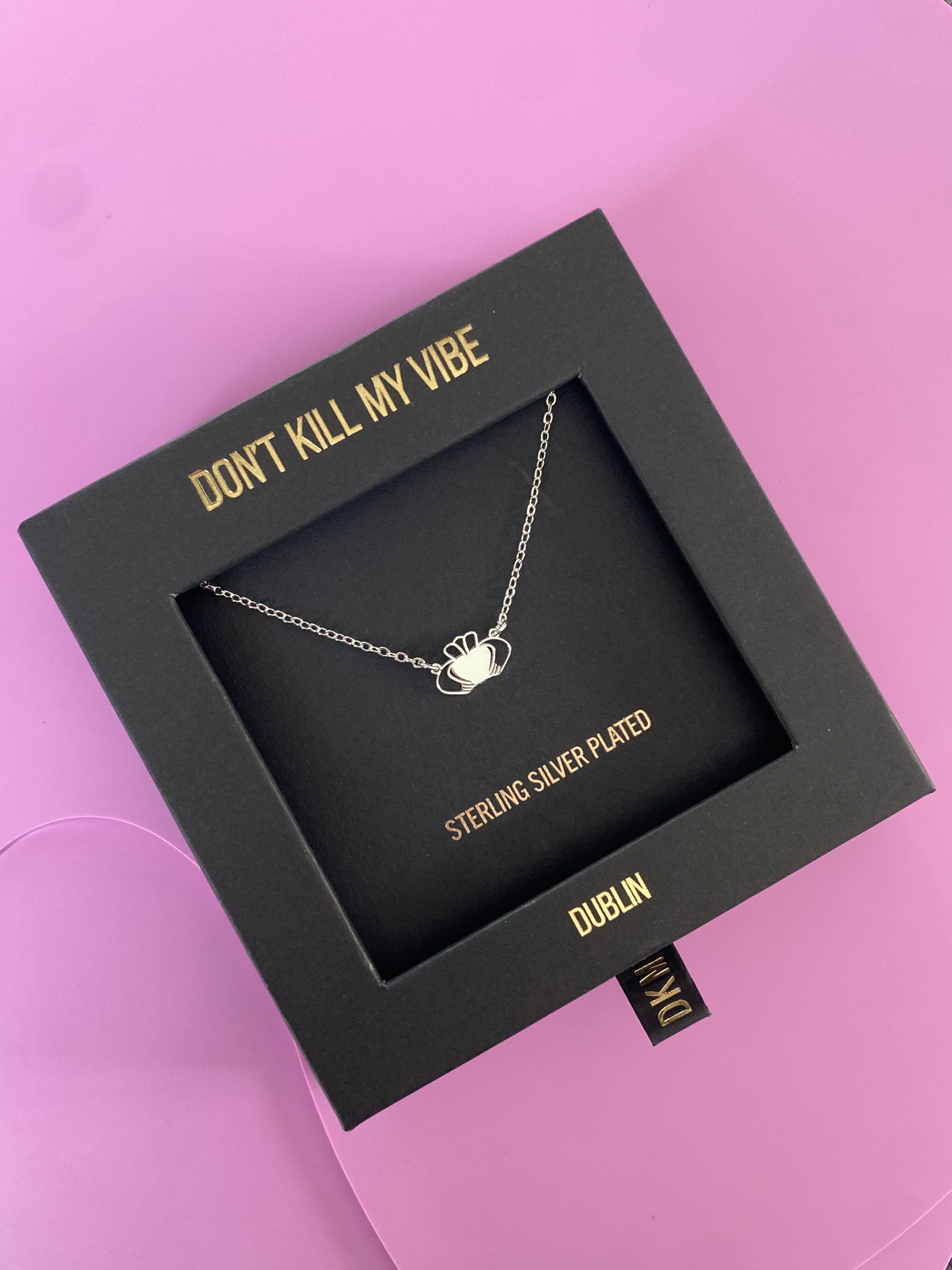 Heart Strong Beag Claddagh Necklace