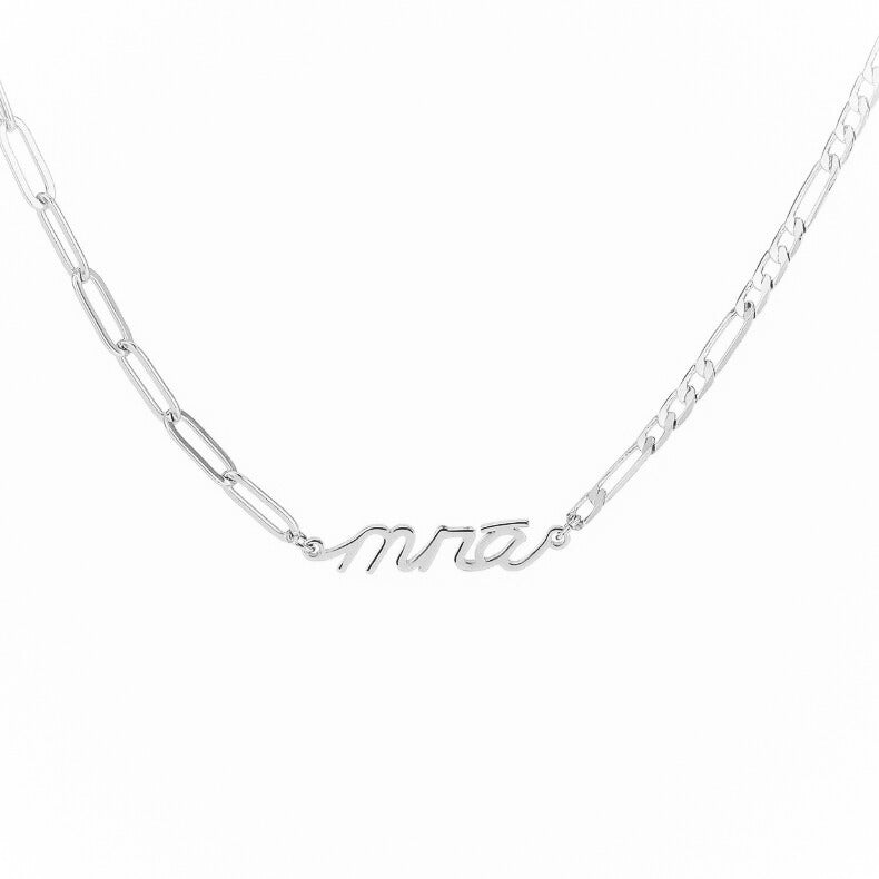 MNÁ POWER Necklace - Figaro & Paperclip Chain