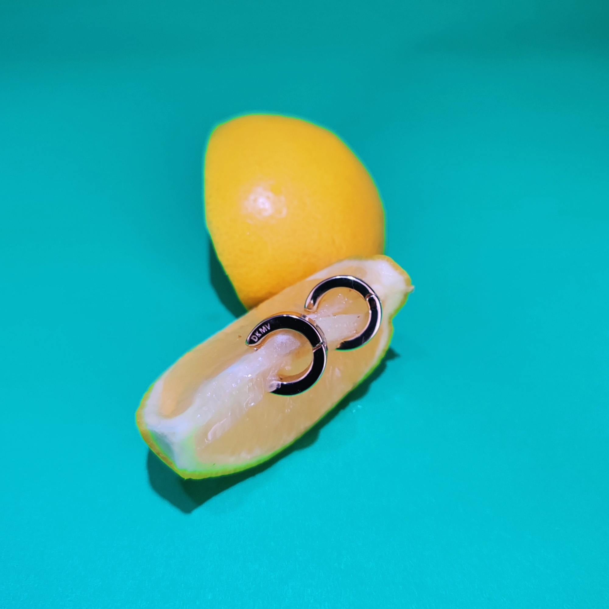 Gold Not Yer Average Mini Hoop Earrings