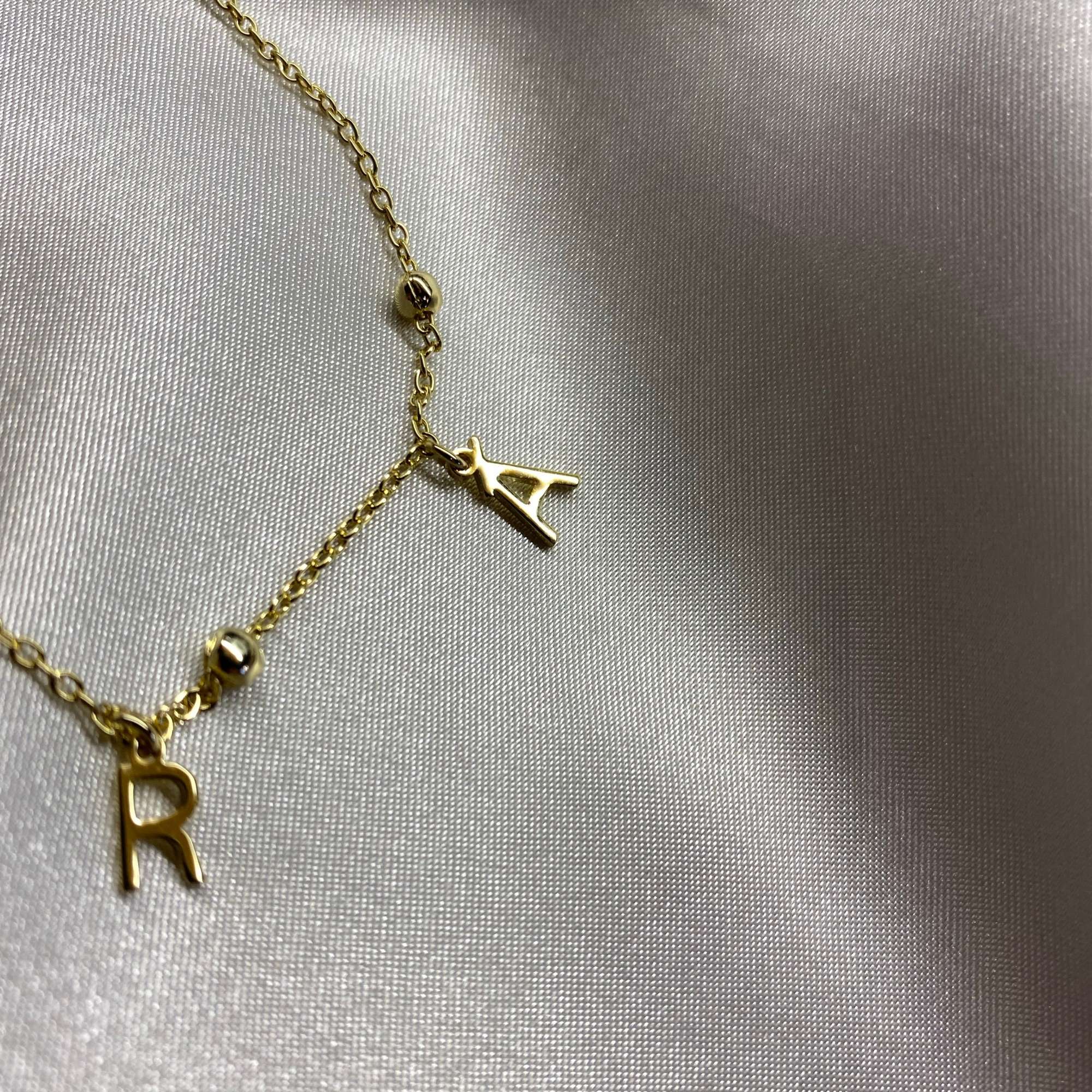 Gold Grá Irish Letters Necklace. Grá means love in Irish