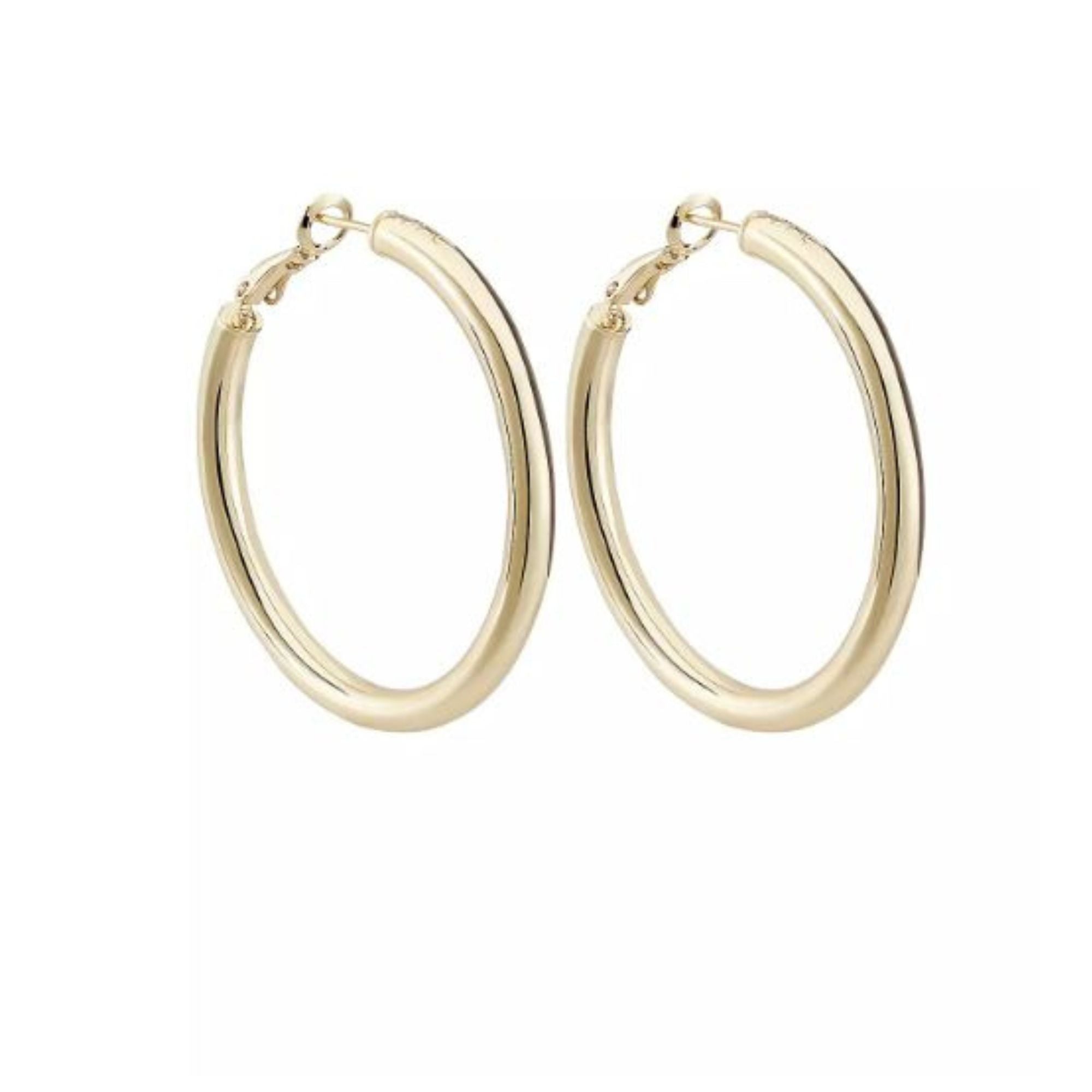 Gold Not Yer Average 2.0 Hoop Earrings