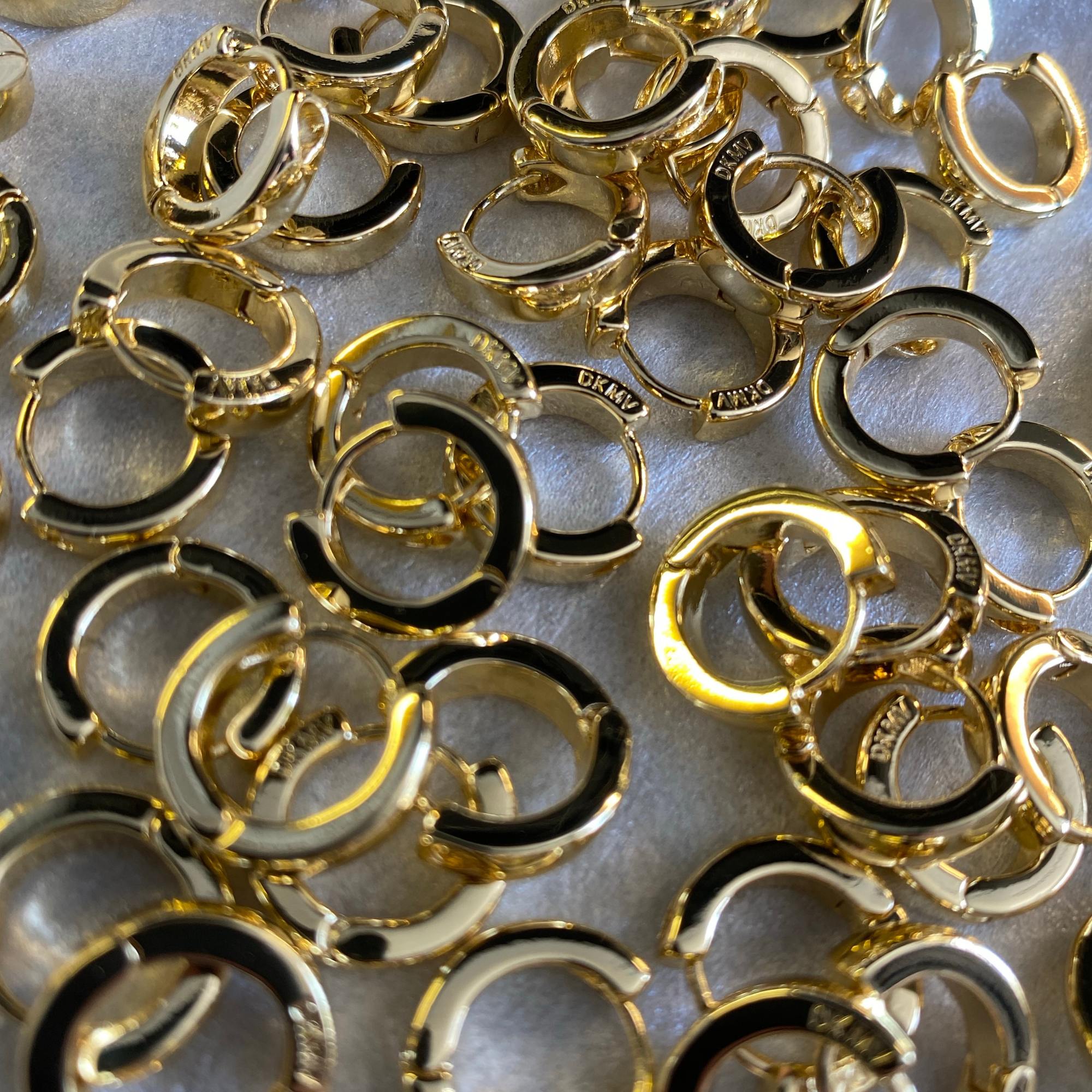 Gold Not Yer Average Mini Hoop Earrings