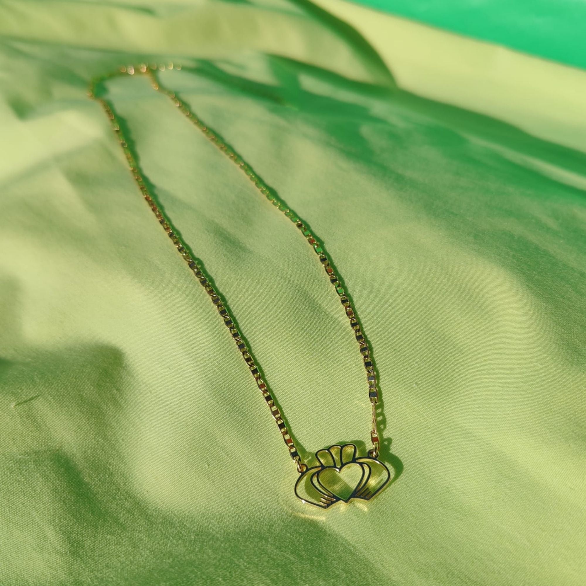 Have My Heart Gold Claddagh Necklace