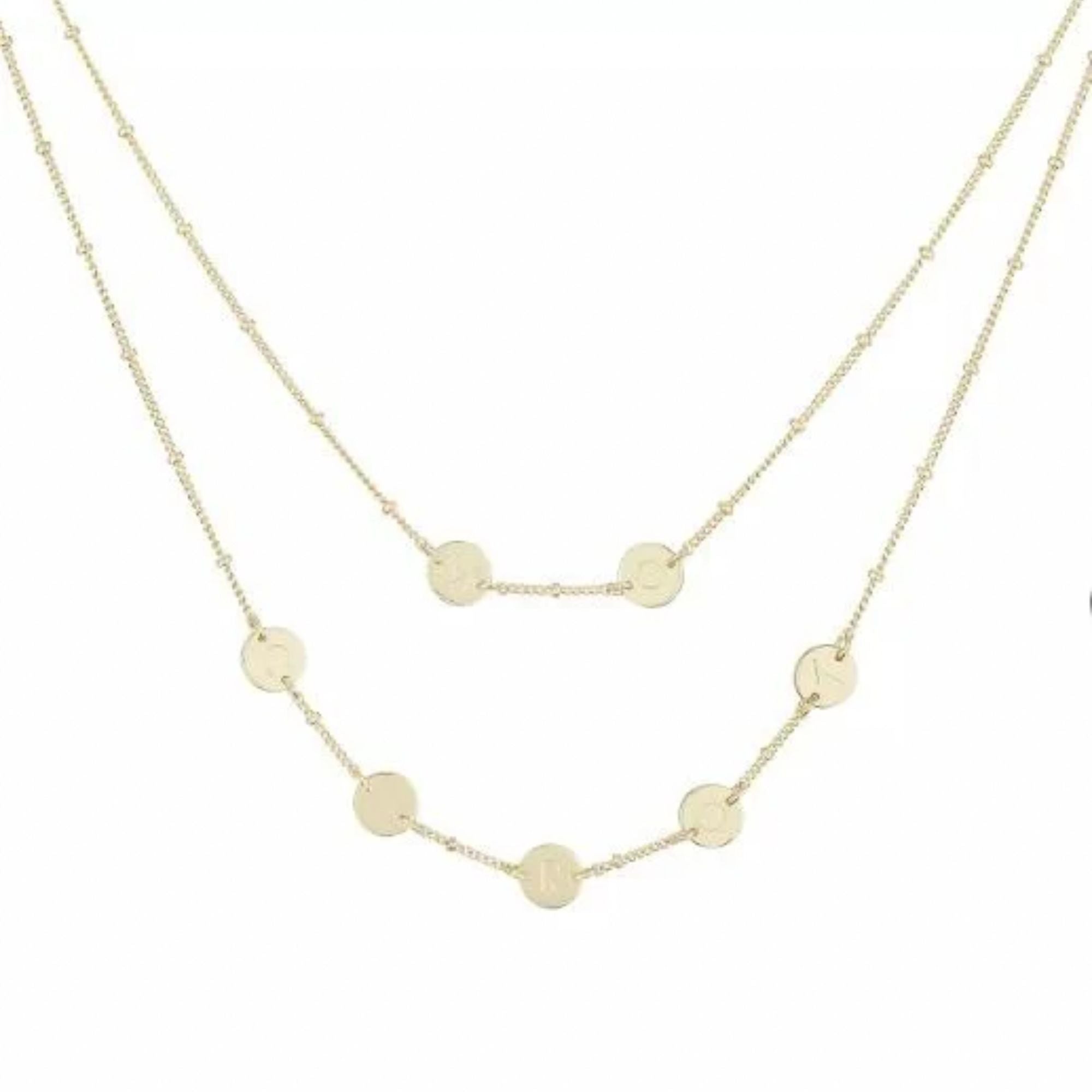 Gold Mo Chroí Double Chain Necklace