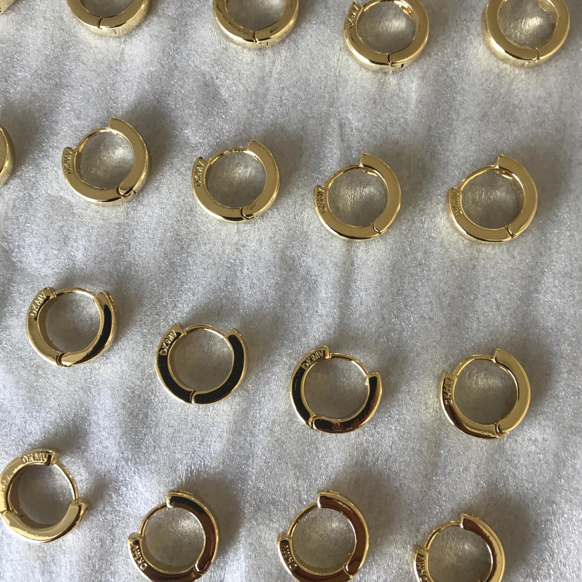 Gold Not Yer Average Mini Hoop Earrings