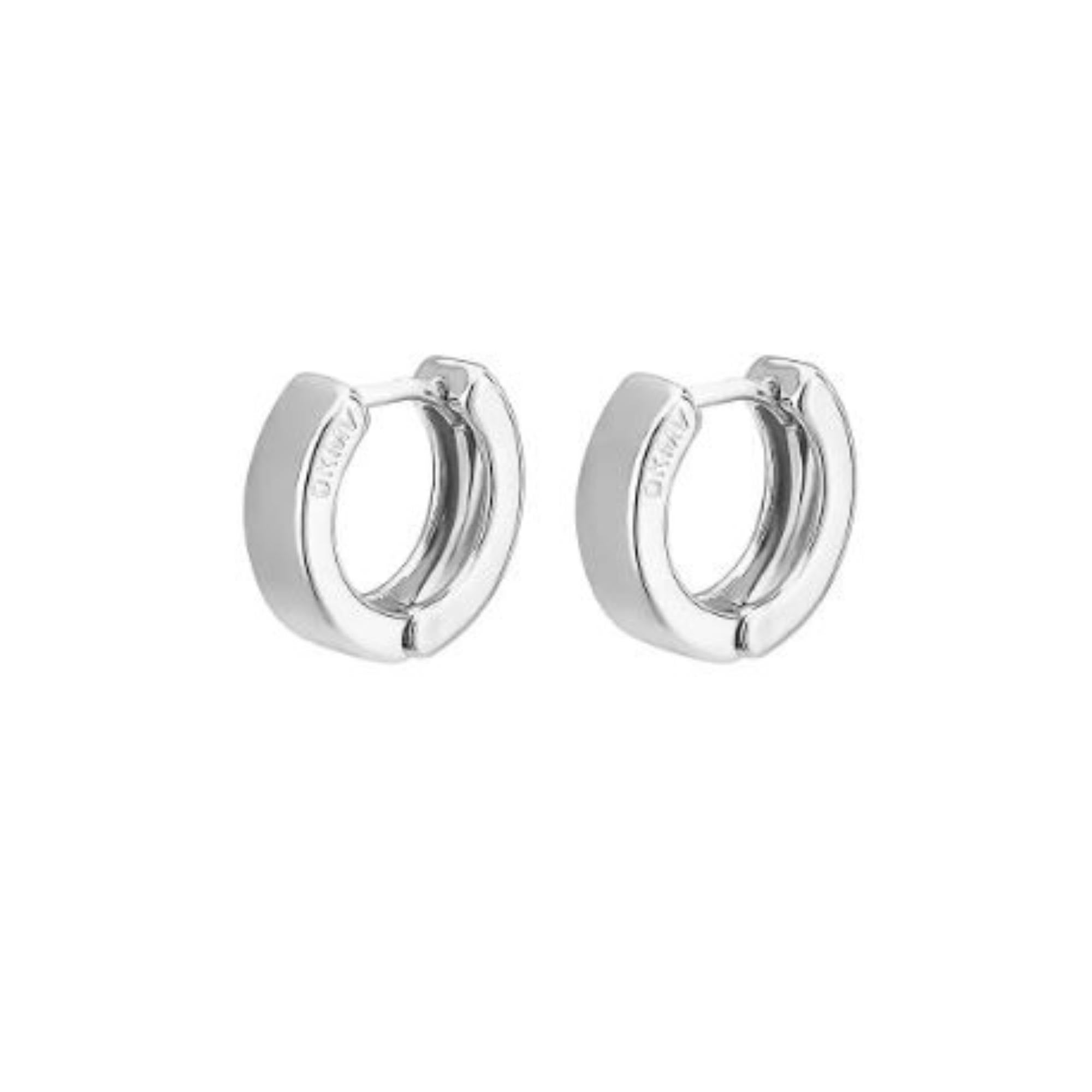 Silver Not Yer Average Mini Hoop Earrings