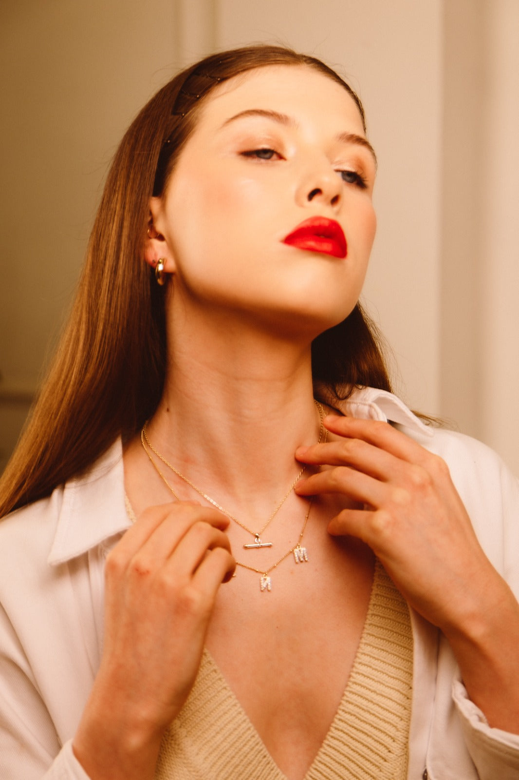 MNÁ Irish Letters Necklace by DON&