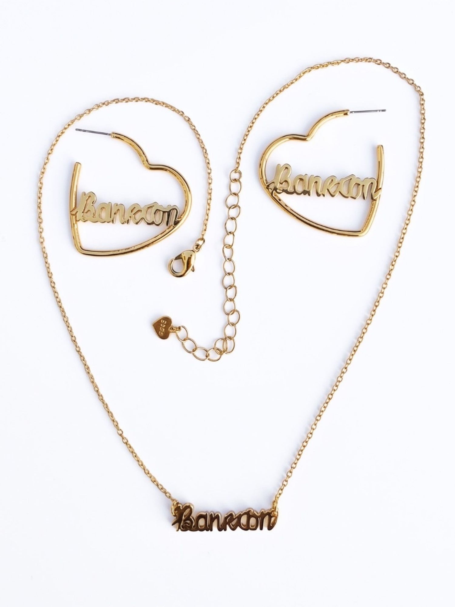 Banríon Heart Hoop Earrings