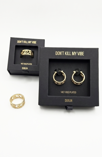 Grá Croí Grá Hoop Earring