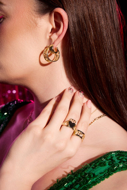 Grá Croí Grá Hoop Earring