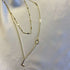 Gold L.O.V.E double necklace