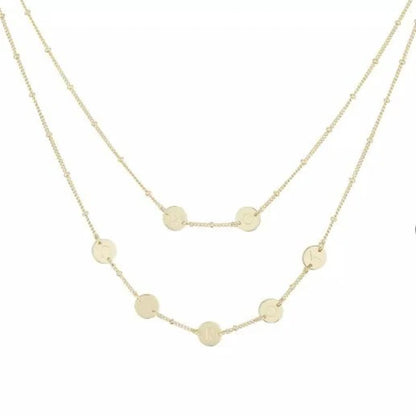 Gold Mo Chroí Double Chain Necklace