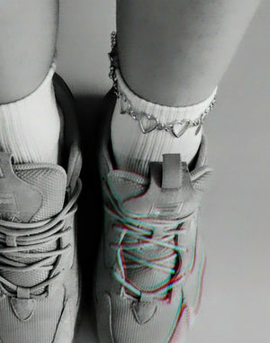 The Queen of Hearts Anklet