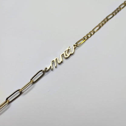 Gold Mná Power Necklace 
